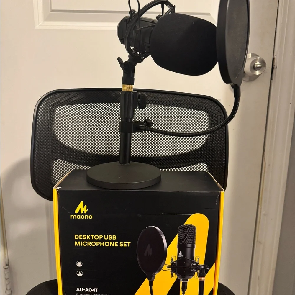 Maono Desktop USB Microphone Set